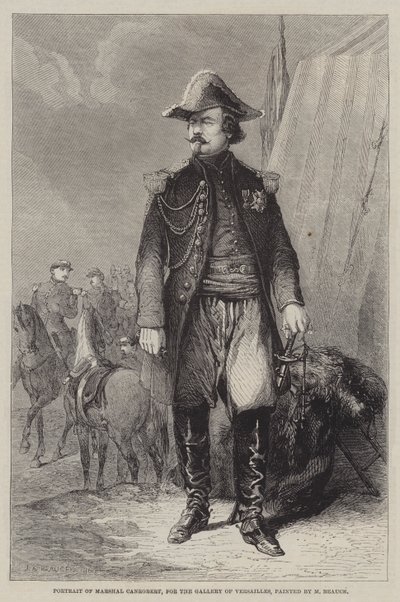 ベルサイユ美術館のCanrobert元帥の肖像 作： Jean Adolphe Beauce